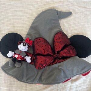 Japan Tokyo Disney Minnie Mouse Halloween  witch hat
